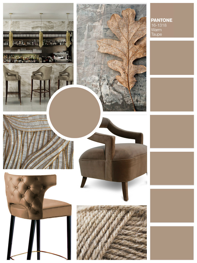 Color Trends For Next Season: Inspiring Mood Boards by BRABBU_Warm Taupe